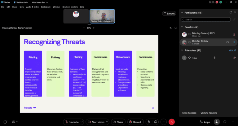 Webinar "From Financial Literacy to Security: How to Protect Yourself from Financial Crimes Online"„