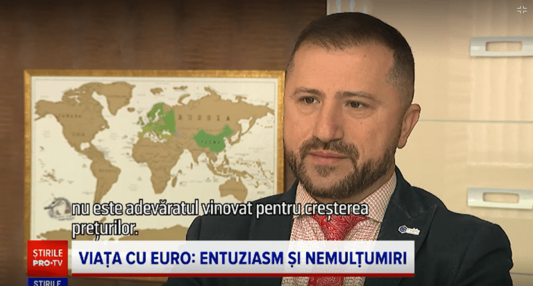 Milen Dobrev to Pro TV Romania: The price increase is a long-term trend that began in 2024, and is not directly related to the euro